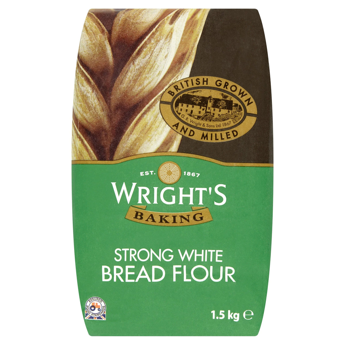 Wrights Strong White Bread Flour (l) by Wright's