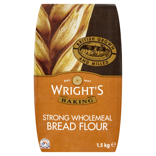 Wrights Strong Wholemeal Bread Flour 1.5kg (l) by Wright's