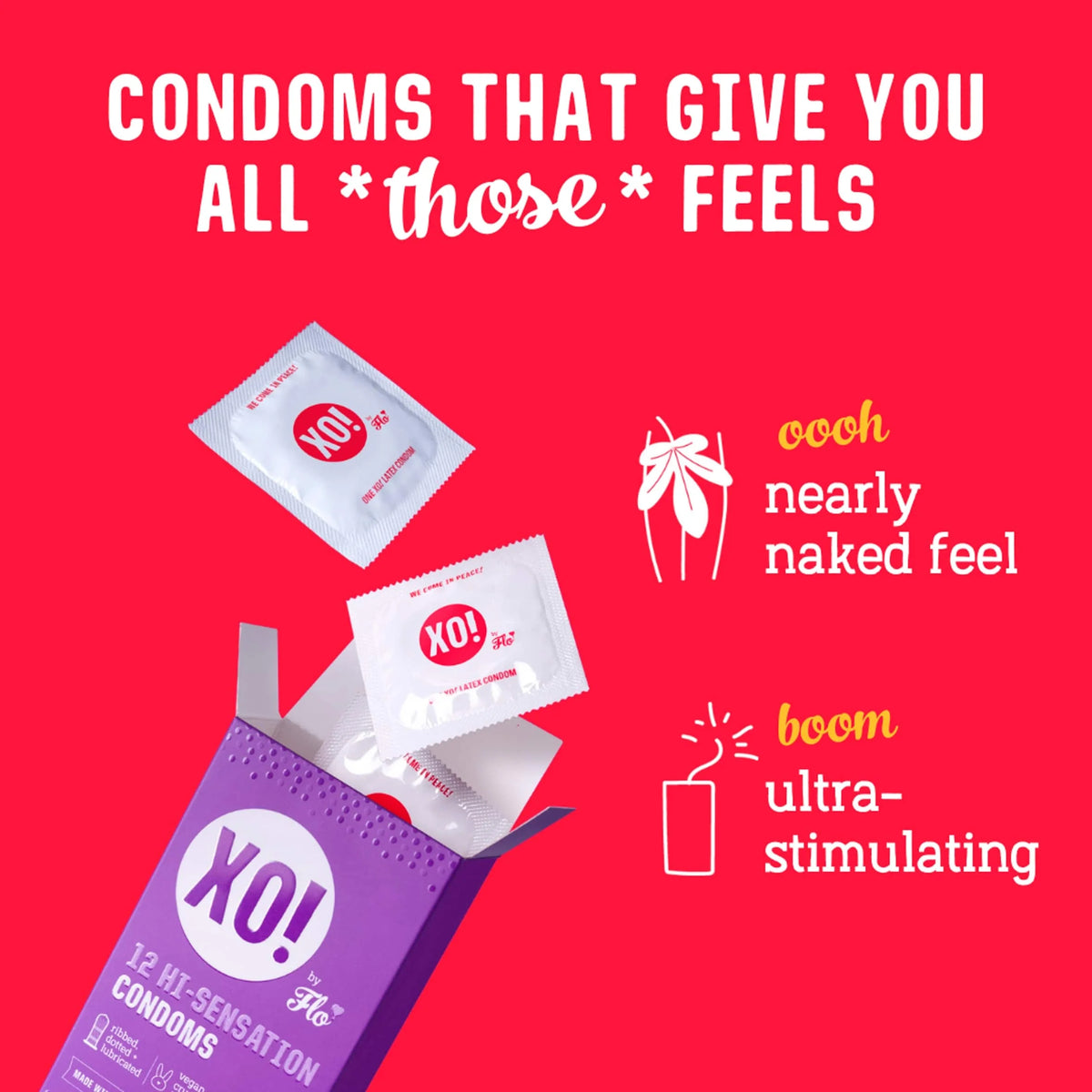 12 Hi-sensation Condoms by XO!