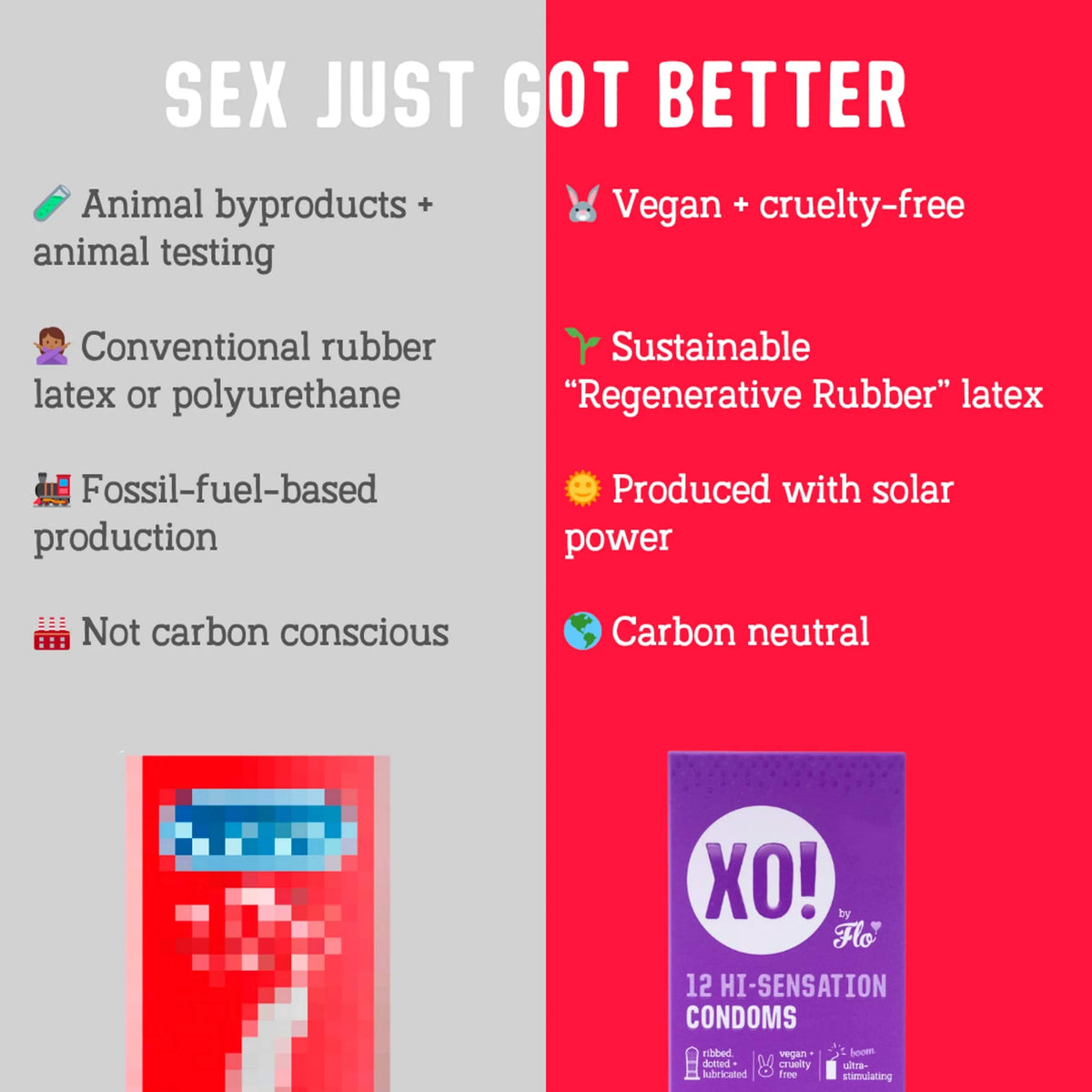 12 Hi-sensation Condoms by XO!