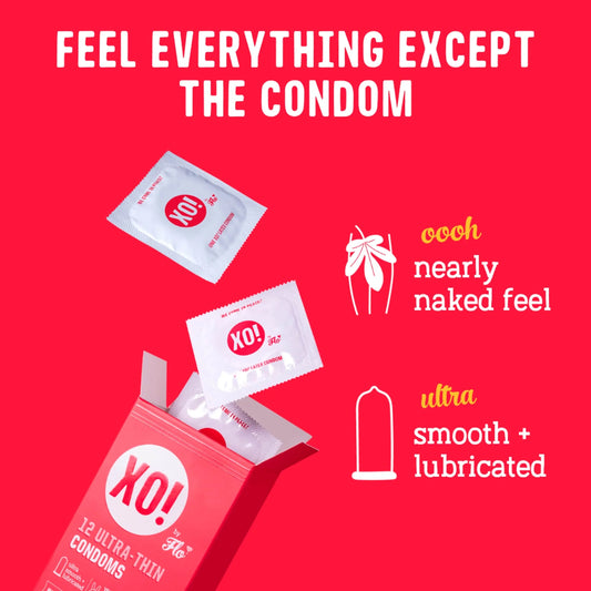 12 Ultra-thin Condoms by XO!