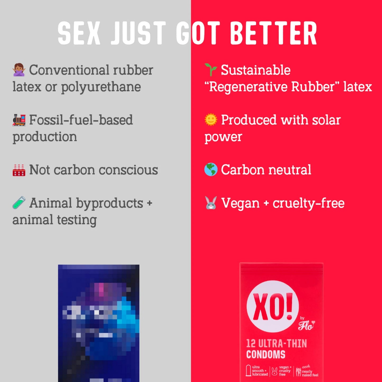 3 Ultra-thin Condoms by XO!