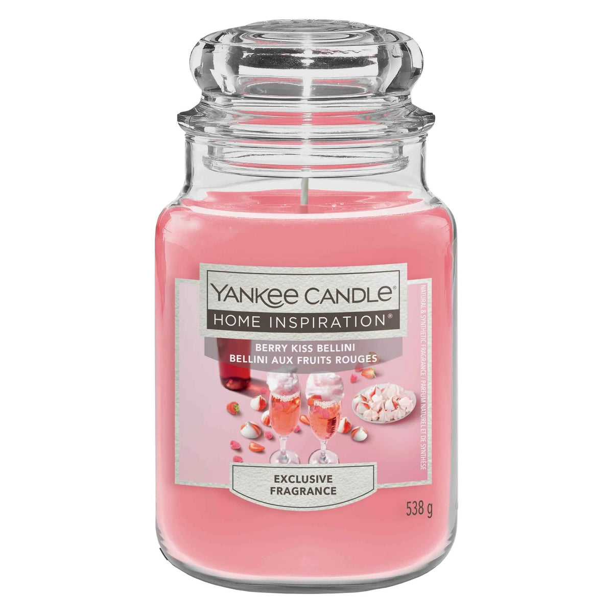 Berry Kiss Bellini Large Jar 538g by YANKEE