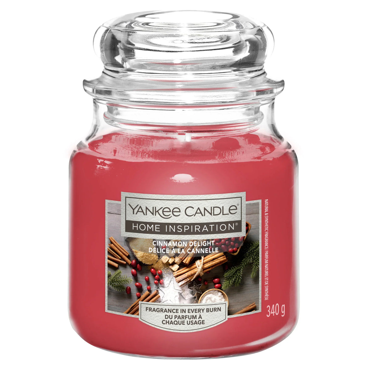 Cinnamon Delight Candle Medium 340g by YANKee CANDLe