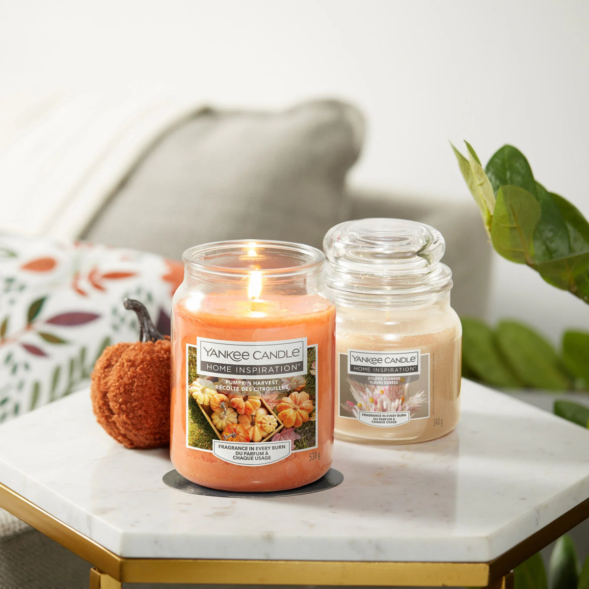 Large Jar Pumpkin Harvest 538g by YANKee CANDLe