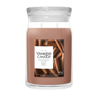 Signature Large Jar Cinnamon by YANKee CANDLe at The British Vault