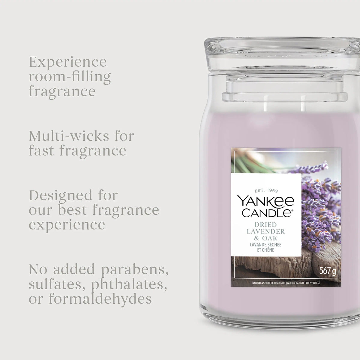 Signature Large Jar Dried by YANKee CANDLe at The British Vault