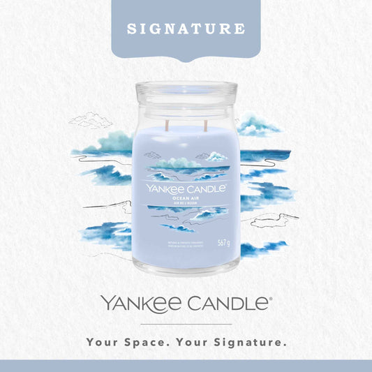 Signature Large Jar Ocean Air by YANKee CANDLe