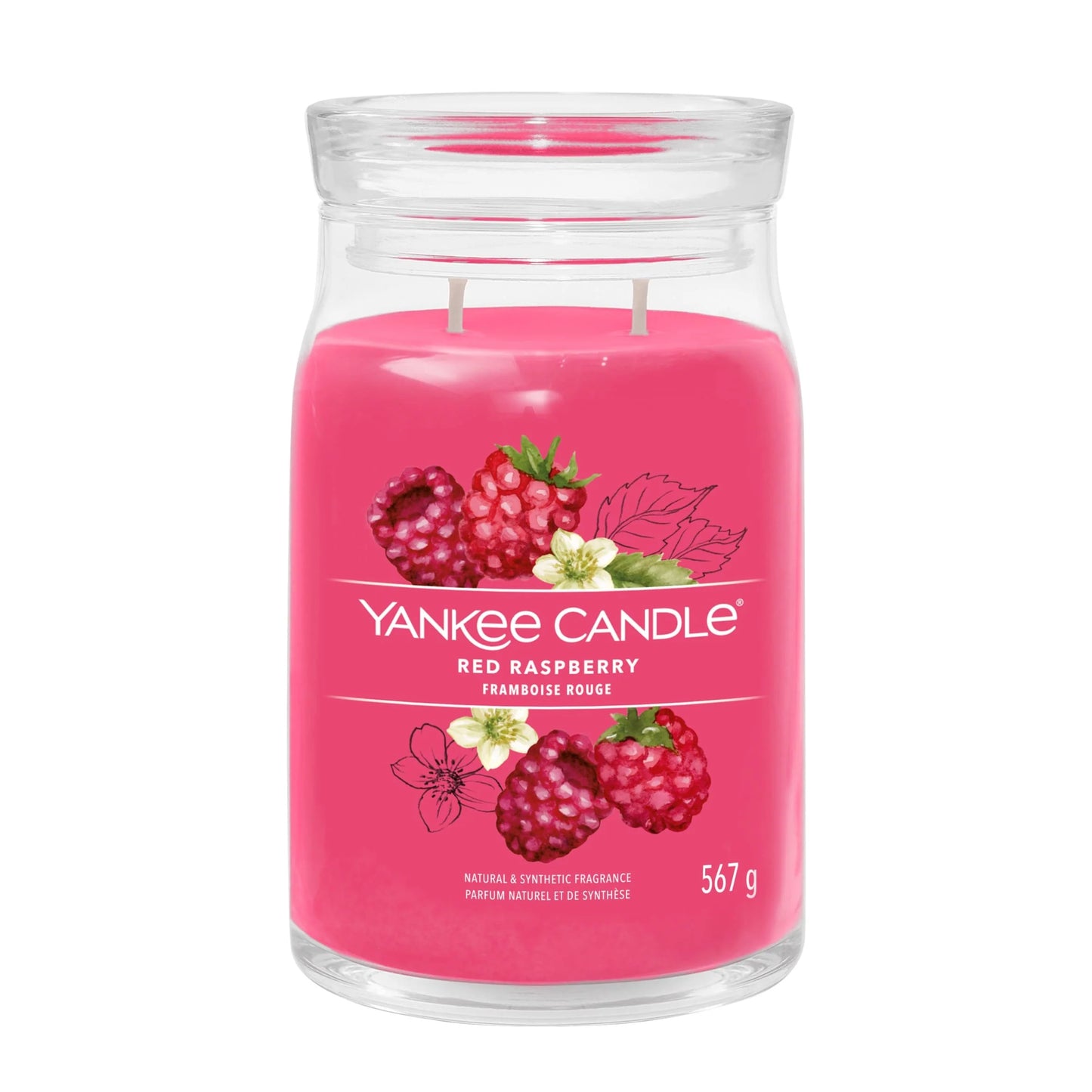 Signature Large Jar Red by YANKee CANDLe