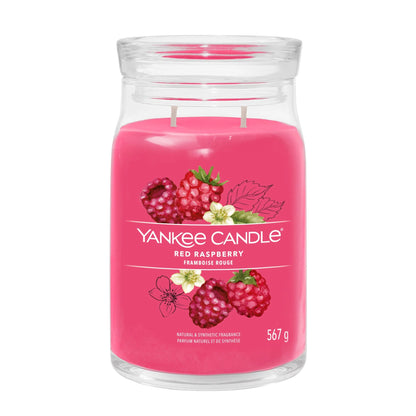 Signature Large Jar Red by YANKee CANDLe