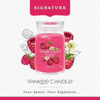 Signature Large Jar Red by YANKee CANDLe