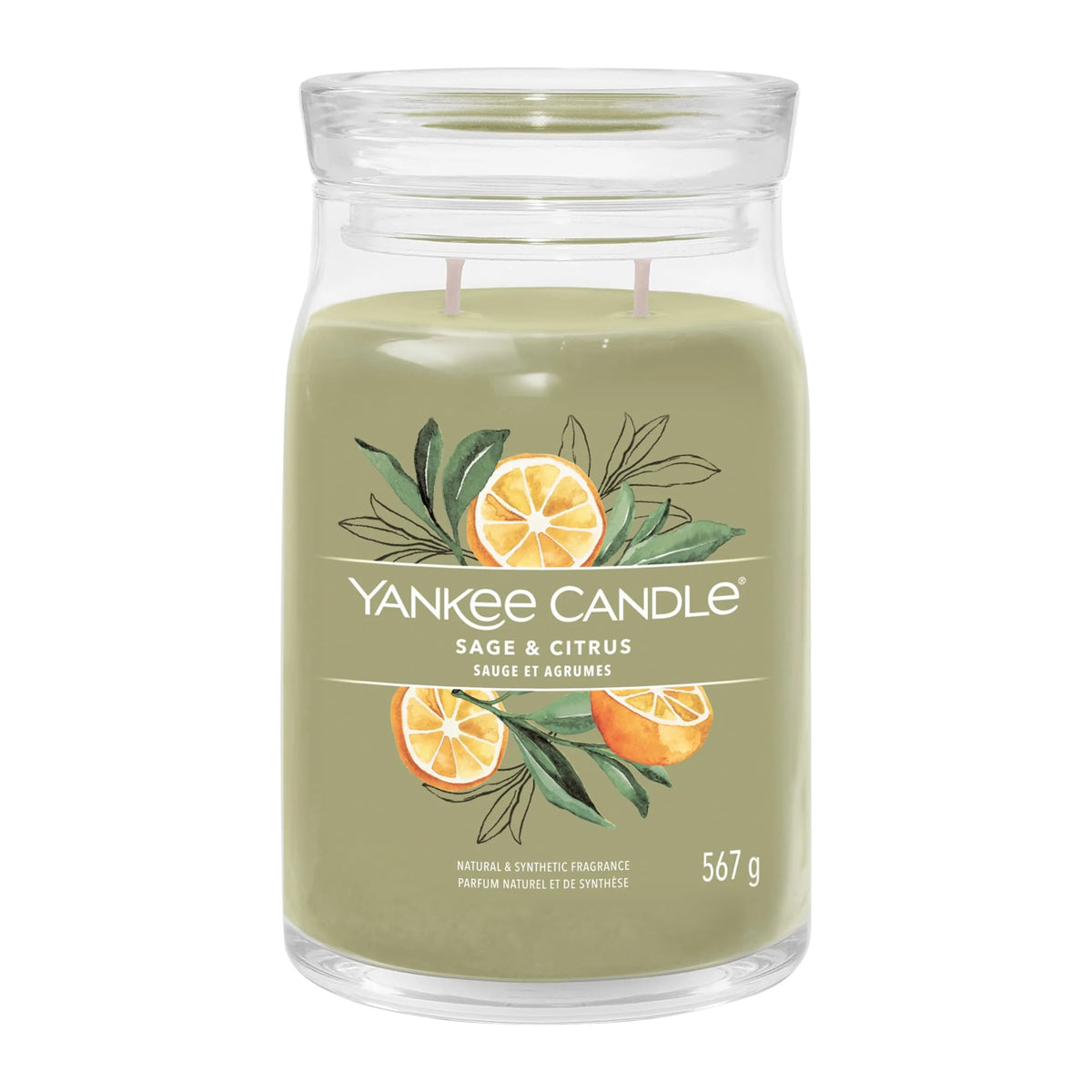 Signature Large Jar Sage & by YANKee CANDLe