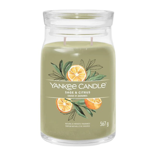 Signature Large Jar Sage & by YANKee CANDLe