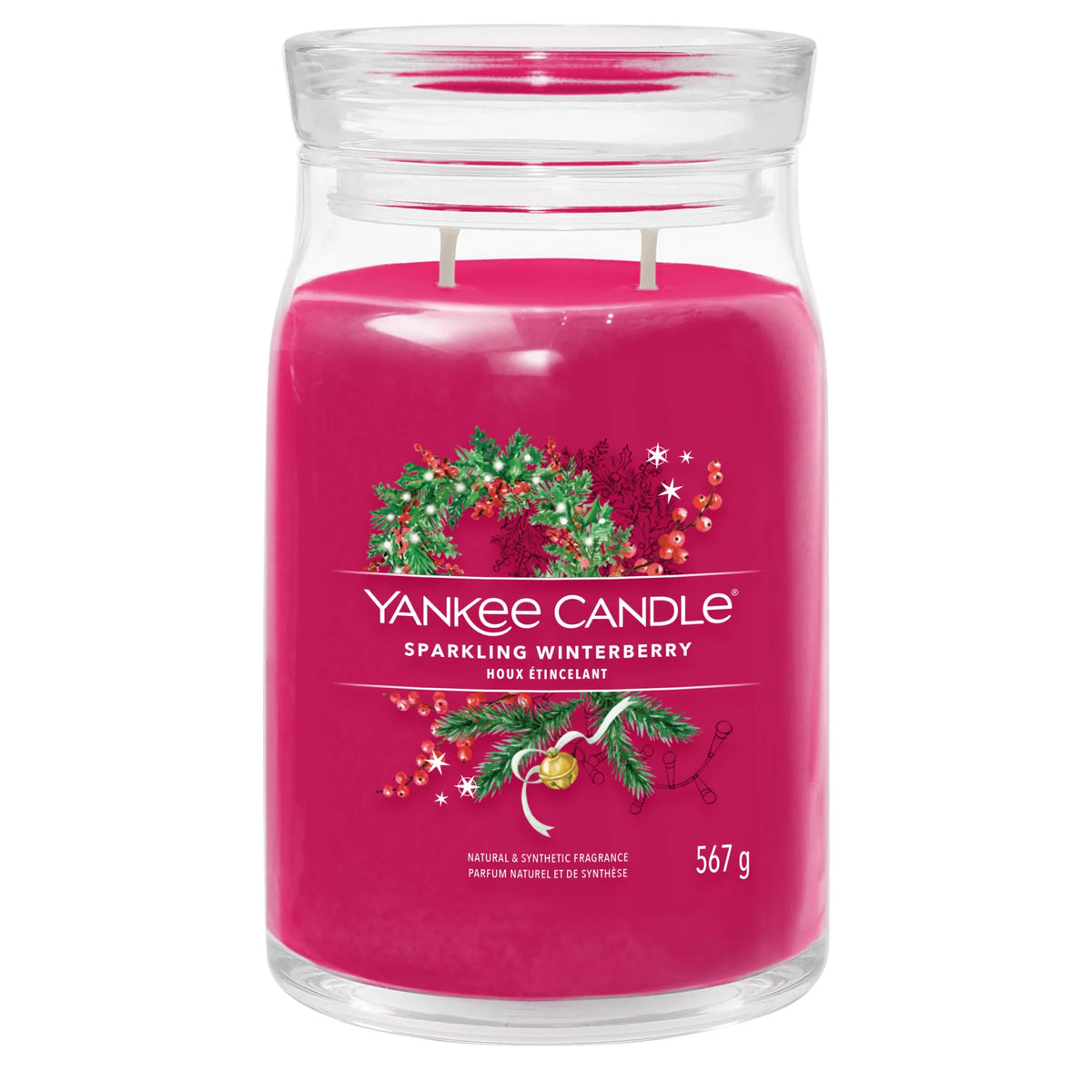 Signature Large Jar Sparkling by YANKee CANDLe at The British Vault