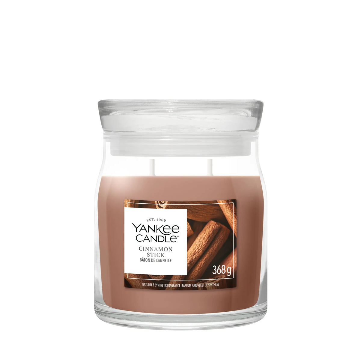 Signature Medium Jar Cinnamon by YANKee CANDLe at The British Vault