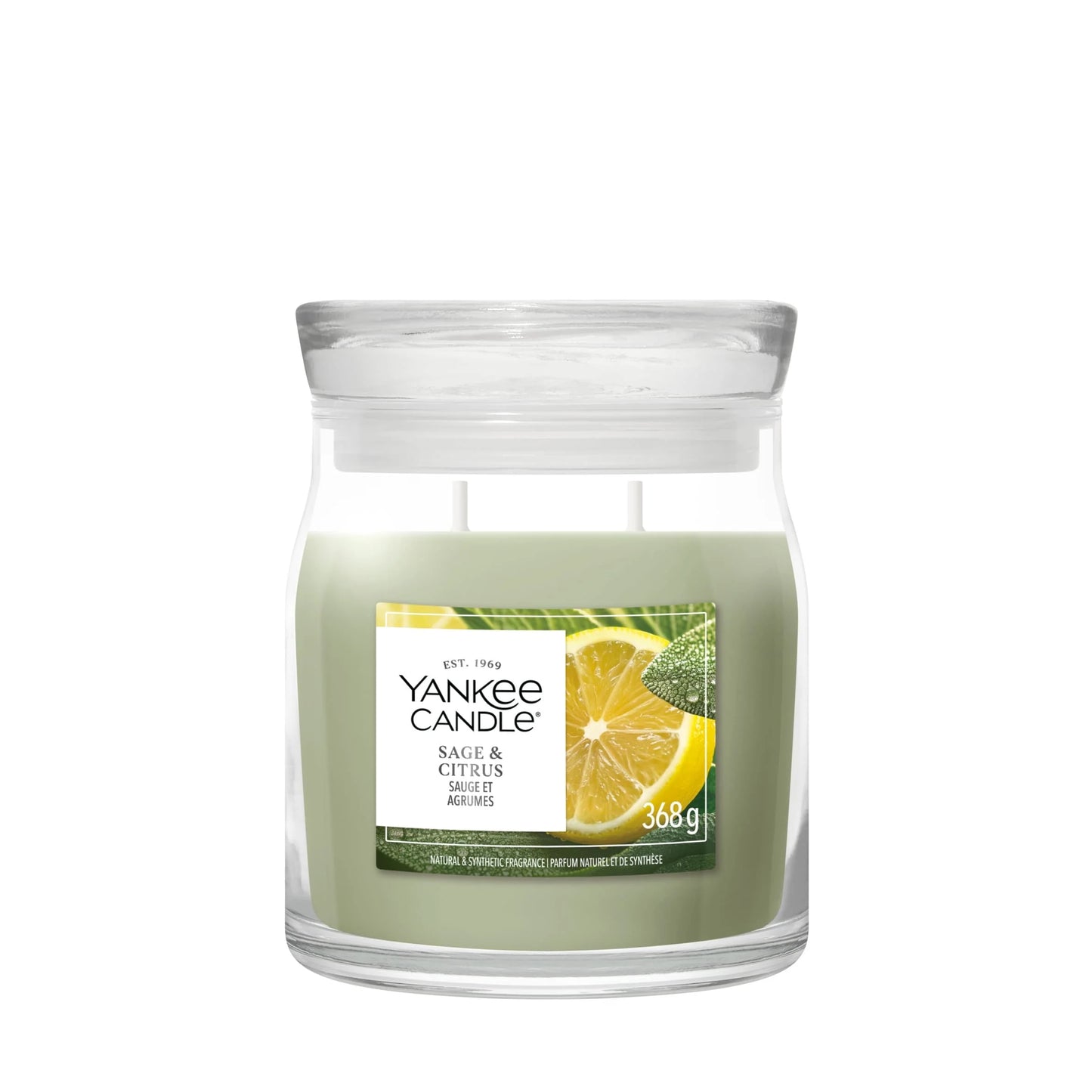 Signature Medium Jar Sage & by YANKee CANDLe