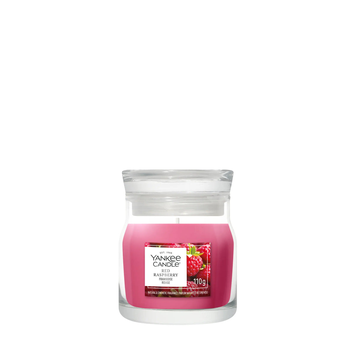 Signature Red Raspberry Small by YANKee CANDLe at The British Vault