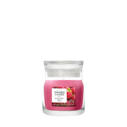 Signature Red Raspberry Small by YANKee CANDLe at The British Vault