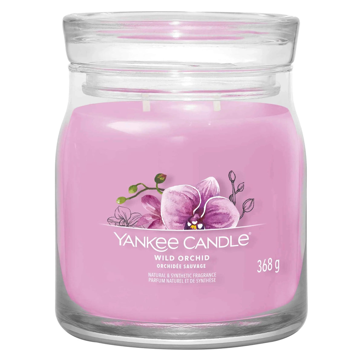 Signature Wild Orchid Medium by YANKee CANDLe