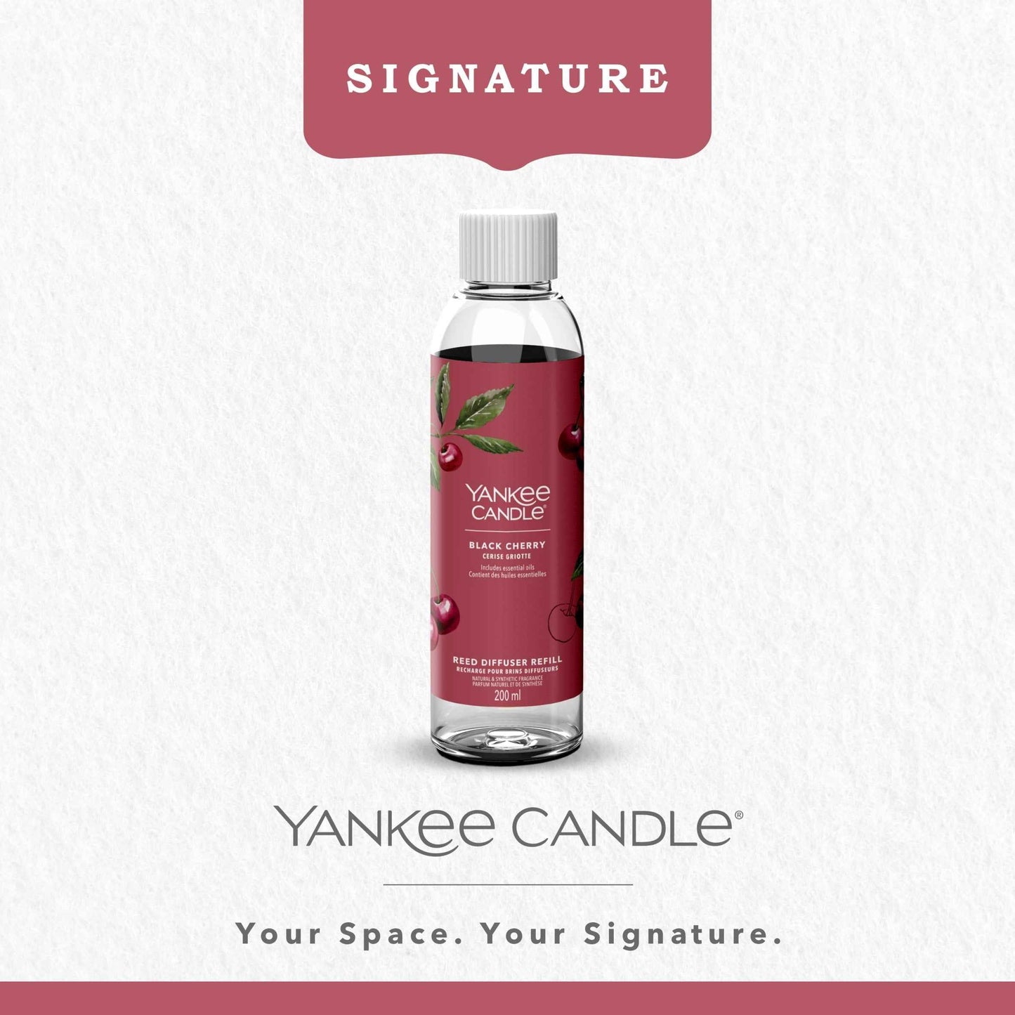 Yankee Classic Black Cherry Reed Diffuser by YANKee CANDLe