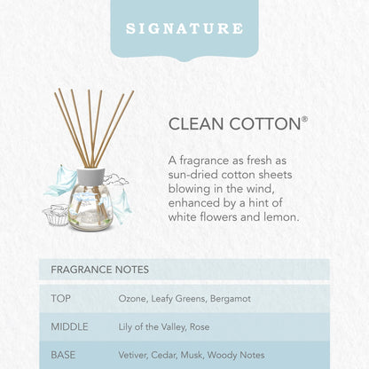 Yankee Classic Clean Cotton Reed Diffuser by YANKee CANDLe