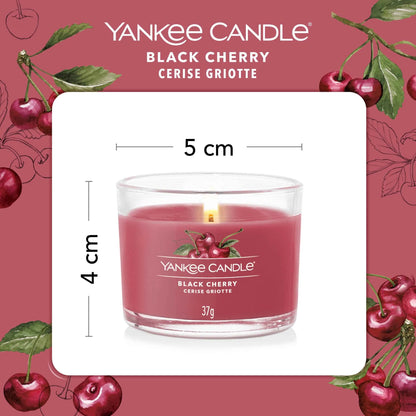 Yankee Signature Black Cherry Votive Candle by YANKee CANDLe