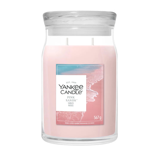 Yankee Signature Pink Sands Large Jar Candle by YANKee CANDLe
