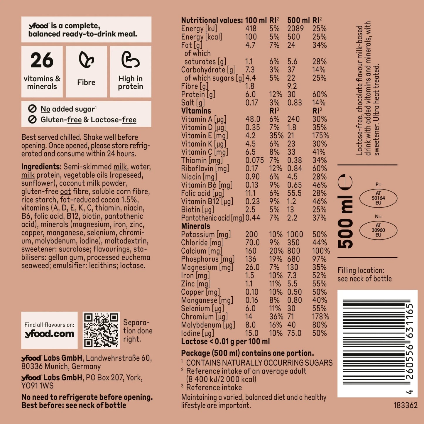 Ready-to-drink Complete Meal - Classic by yfood