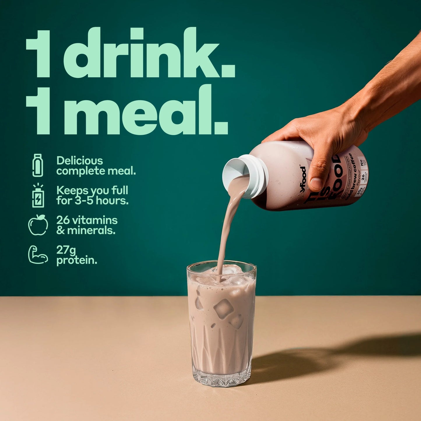 Ready To Drink Complete Meal Cold Brew by yfood
