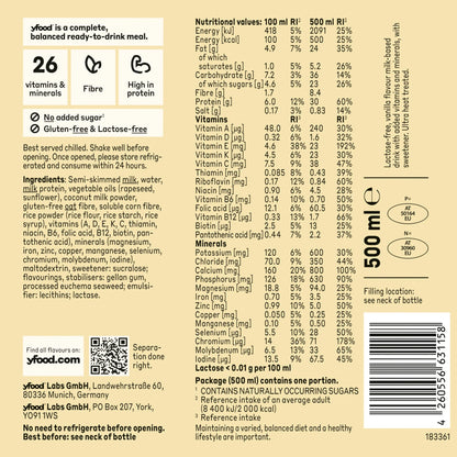 Ready-to-drink Complete Meal - Smooth by yfood