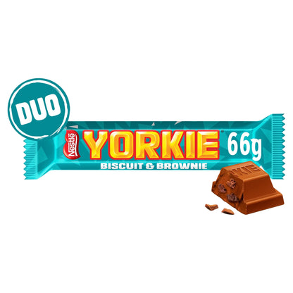 Duo Biscuit & Brownie 66g by YORKIE
