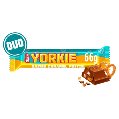 Duo Salted Caramel Pretzel Flavour by YORKIE at The British Vault