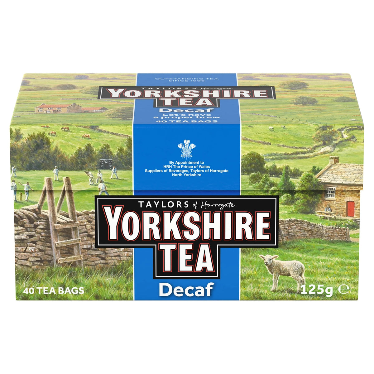 Tea Decaf 40 Tea Bags 125g by YORKSHIRE