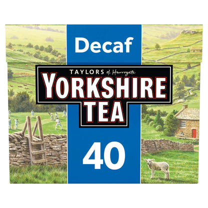 Tea Decaf 40 Tea Bags 125g by YORKSHIRE
