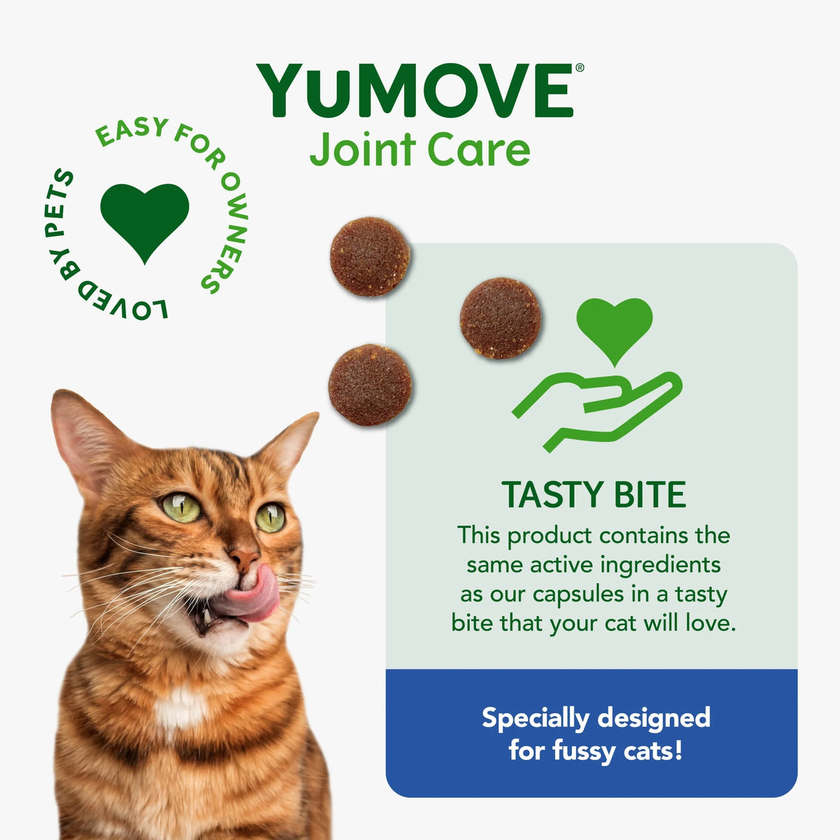 Joint Care Senior Cat Bites 30 Bites by YuMove