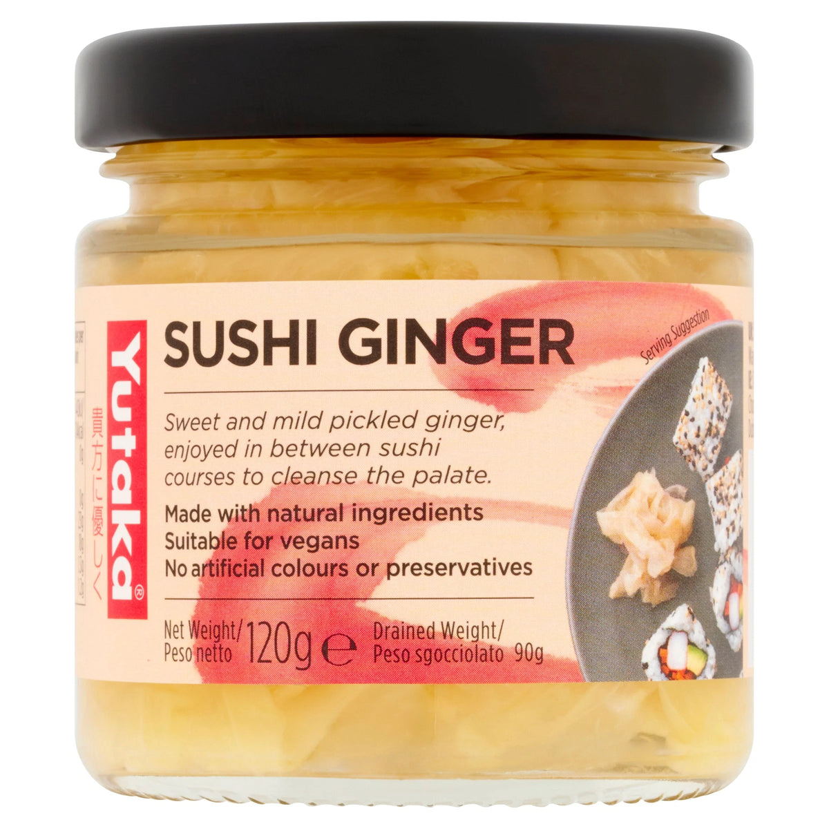 Natural Sushi Ginger 120g by YUTAKA