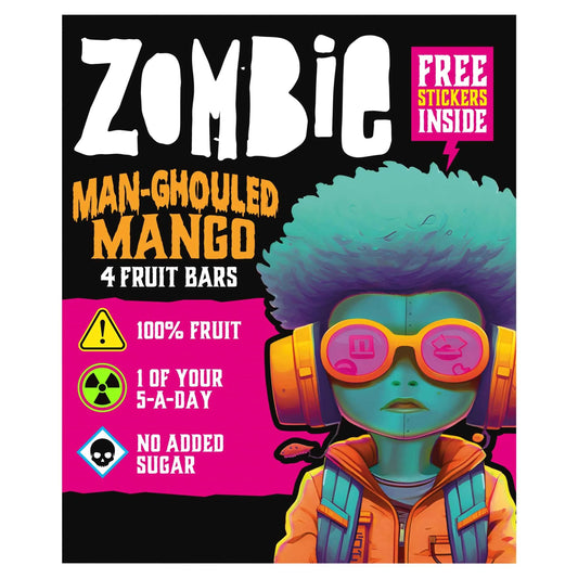 Mango Fruit Snack Bar Multipack 4x25g by ZOMBIE