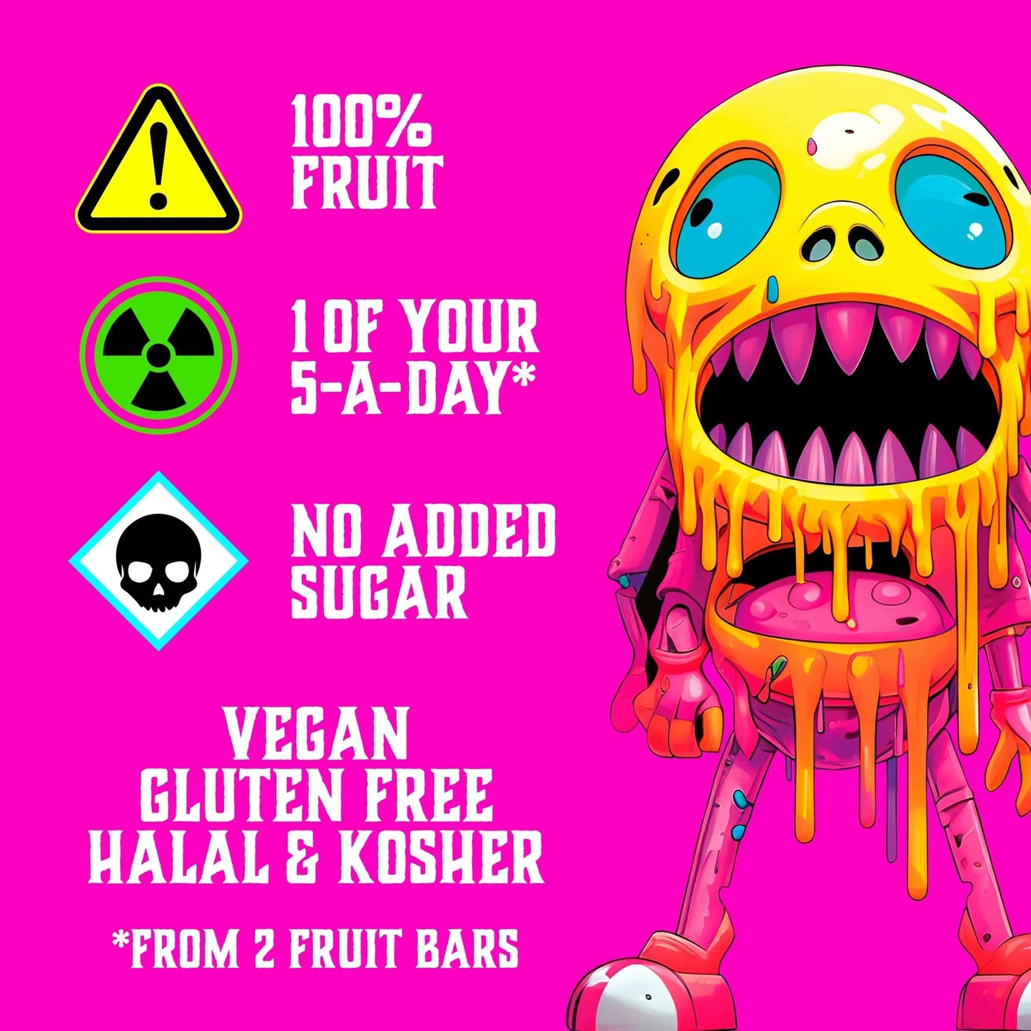 Mini Fruit Snack Bar Variety Multipack by ZOMBIE