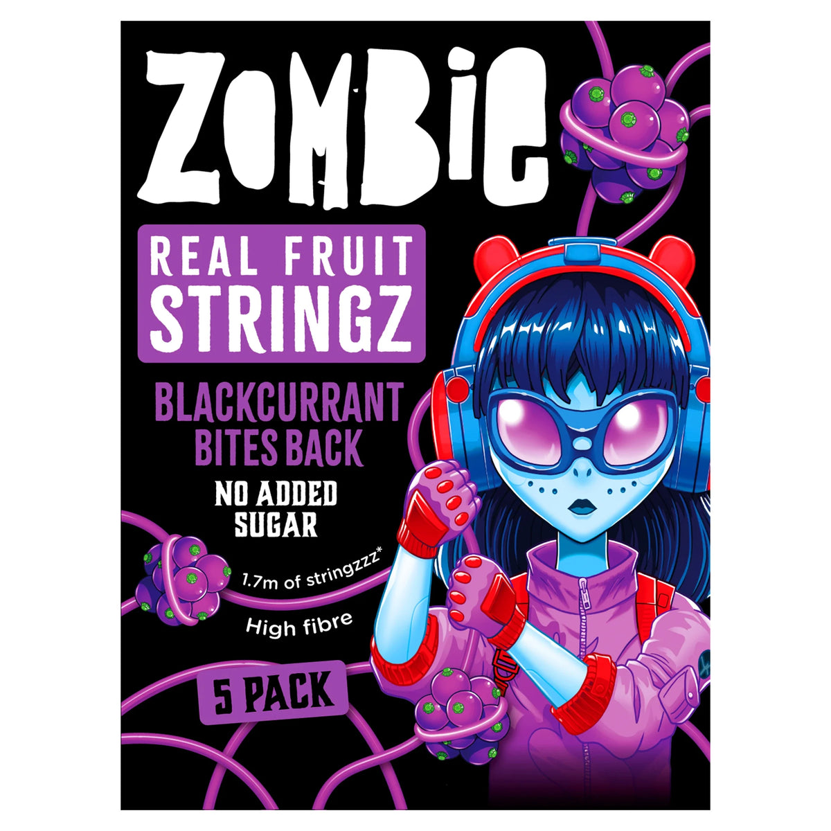 Real Fruit Stringz Blackcurrant No by ZOMBIE at The British Vault
