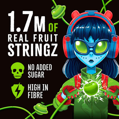 Real Fruit Stringz Sour Apple No Added by ZOMBIE at The British Vault