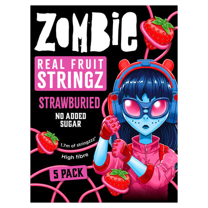 Real Fruit Stringz Strawberry No Added by ZOMBIE at The British Vault