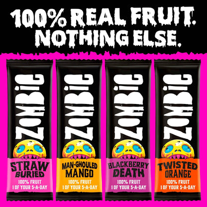 Variety Fruit Snack Bar Multipack 4x25g by ZOMBIE
