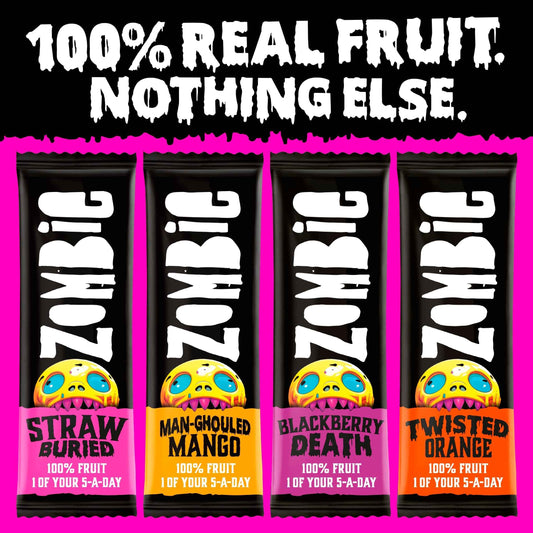 Variety Fruit Snack Bar Multipack 4x25g by ZOMBIE